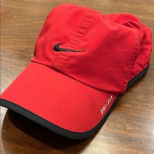 Nike Kids Red/Black Dri-Fit Cap